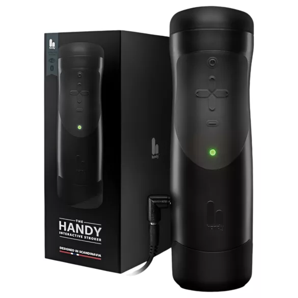 The Handy 1.1 - masturbador inteligente VR - recargable - negro
