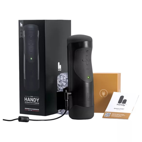 The Handy 1.1 - masturbador inteligente VR - recargable - negro