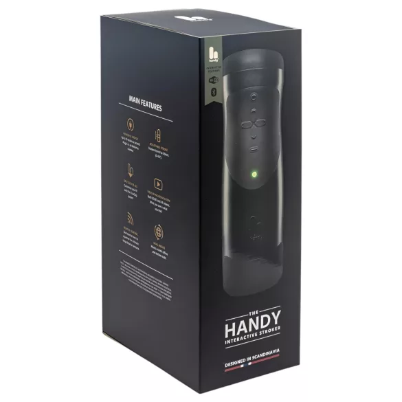 The Handy 1.1 - masturbador inteligente VR - recargable - negro