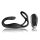 Rocks-Off - Consolador anal recargable con anillo vibrador, control remoto (negro)