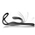Rocks-Off - Consolador anal recargable con anillo vibrador, control remoto (negro)