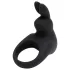 Happyrabbit - Anillo vibrador para pene recargable - silicona negra