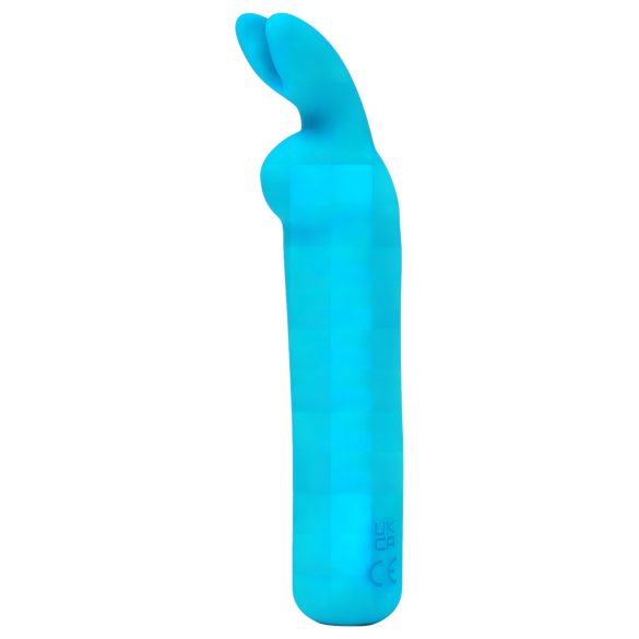 Happyrabbit - Mini vibrador bala recargable conejito silicona azul