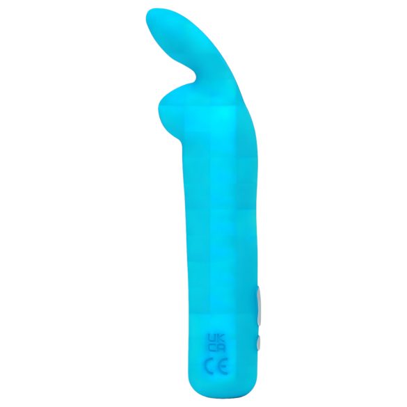 Happyrabbit - Mini vibrador bala recargable conejito silicona azul