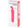 Happyrabbit - vibrador tipo bala recargable conejito silicona rosa