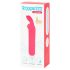 Happyrabbit - vibrador tipo bala recargable conejito silicona rosa