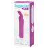 Happyrabbit Bullet - vibrador recargable tipo conejo (morado)
