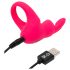 Anillo Vibrador Recargable Happyrabbit (Rosa)