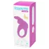 Happyrabbit - anillo vibrador para pene recargable - silicona lila
