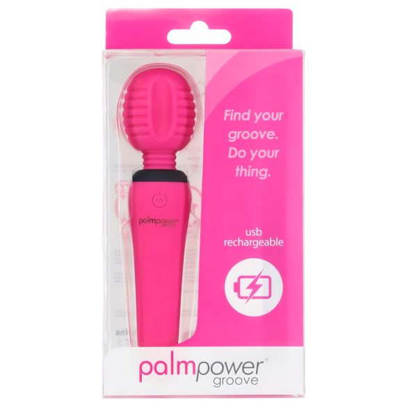 PalmPower groove - vibrador masajeador recargable (rosa)