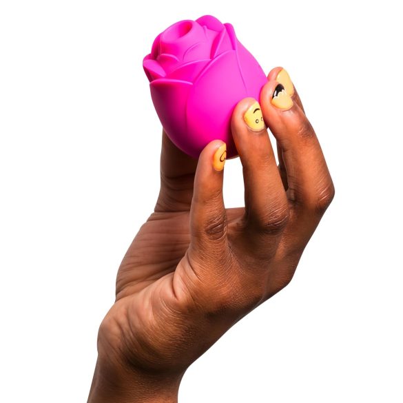 ROMP Rose - succionador de clítoris vibrador - silicona rosa