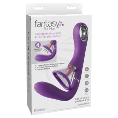   Fantasy For Her - Vibrador punto G y clítoris 4 motores silicona lila