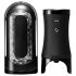 TENGA Flip 0 Electronic - masturbador automático masculino - silicona negra