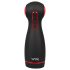 WYNE 06 - masturbador recargable vibrante-suctor (negro)