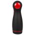 WYNE 06 - masturbador recargable vibrante-suctor (negro)