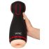 WYNE 06 - masturbador recargable vibrante-suctor (negro)