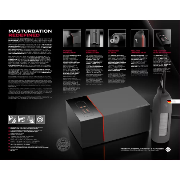 Suck-O-Mat 3.0 - masturbador automático eléctrico