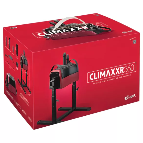 The Banger CLIMAXXR360 - máquina sexual de red con asiento de 360° y 2 motores