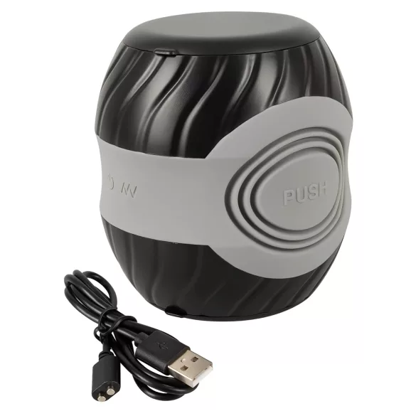 You2Toys - masturbador doble motor - silicona gris