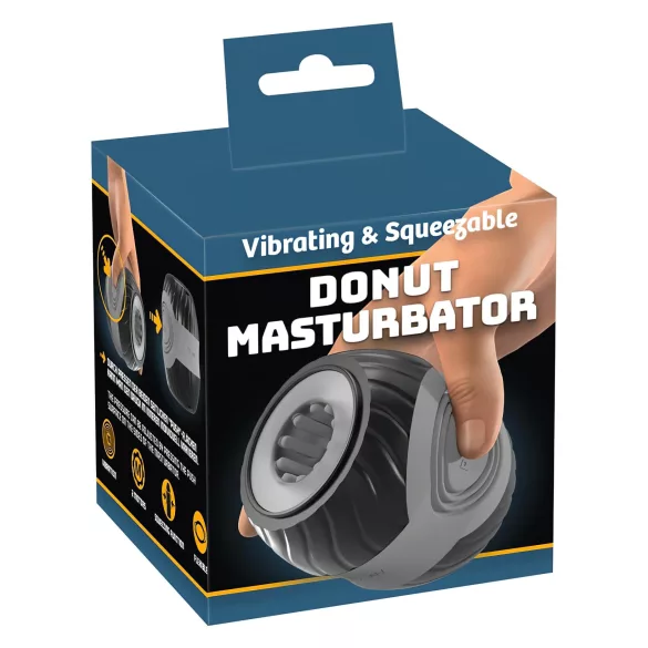 You2Toys - masturbador doble motor - silicona gris