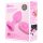 Vibrador anal rosa con control remoto - b-vibe corazón
