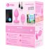 Vibrador anal rosa con control remoto - b-vibe corazón