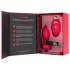 b-vibe heart - vibrador anal recargable con control remoto (rojo)