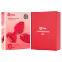 b-vibe heart - vibrador anal recargable con control remoto (rojo)