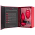 b-vibe heart - vibrador anal recargable con control remoto (rojo)