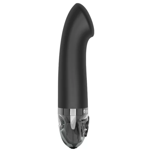 mystim - vibrador eléctrico punto G - estimulador e-stim - silicona negra