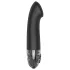 mystim - vibrador eléctrico punto G - estimulador e-stim - silicona negra