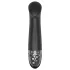 mystim - vibrador eléctrico punto G - estimulador e-stim - silicona negra