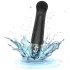 mystim - vibrador eléctrico punto G - estimulador e-stim - silicona negra