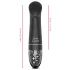 mystim - vibrador eléctrico punto G - estimulador e-stim - silicona negra