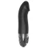 mystim - consolador electroestimulador recargable - silicona negra