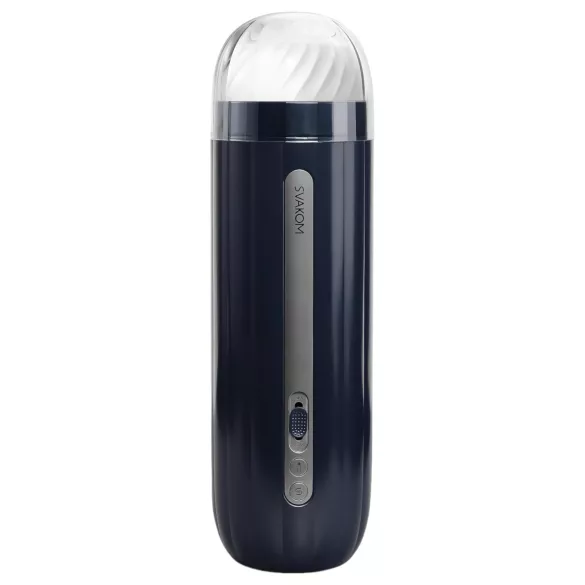 Svakom Hannes Neo - masturbador automático con calor - silicona azul