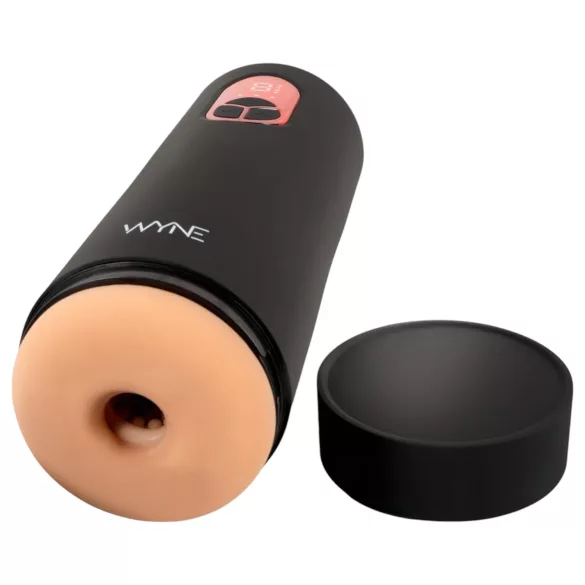 WYNE 07 - masturbador recargable con vibración y succión (negro)
