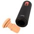 WYNE 08 - Masturbador negro recargable con movimiento arriba-abajo