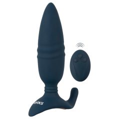  ANOS - consolador anal vibrador recargable con control remoto - silicona azul