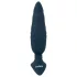 ANOS - consolador anal vibrador recargable con control remoto - silicona azul
