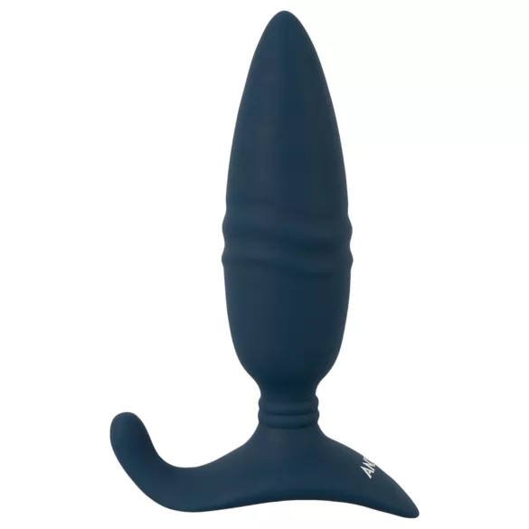 ANOS - consolador anal vibrador recargable con control remoto - silicona azul