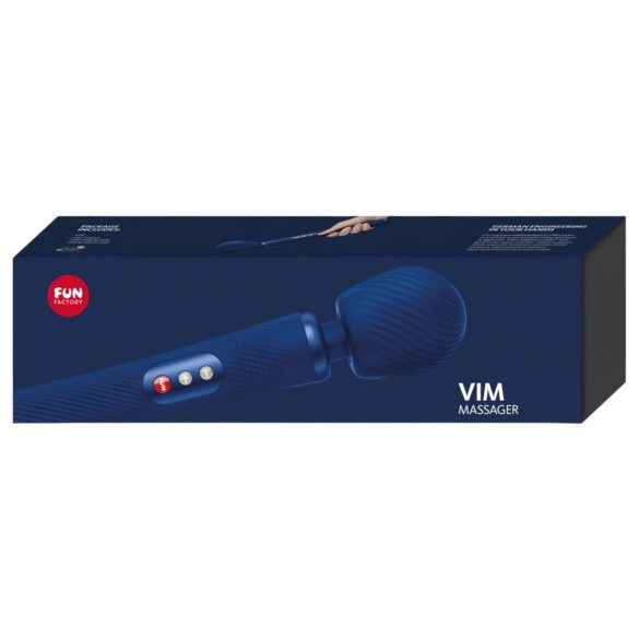 Fun Factory VIM - vibrador masajeador recargable silicona azul
