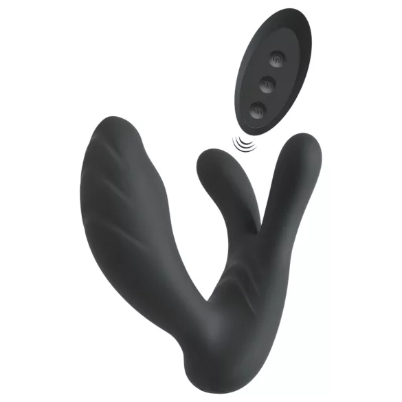 Smile - Vibrador punto G y próstata - recargable - silicona negra