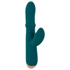 You2Toys - anillo vibrador conejito - silicona turquesa