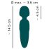 You2Toys Petite - masajeador vibrador recargable (verde)