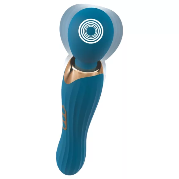 You2Toys Grande - vibrador masajeador recargable - silicona azul