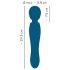 You2Toys Grande - masajeador vibrador recargable (azul)