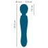 You2Toys Grande - vibrador masajeador recargable - silicona azul