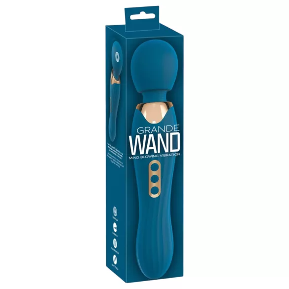 You2Toys Grande - vibrador masajeador recargable - silicona azul