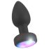 ANOS - tapón anal luminoso y vibrante (negro)